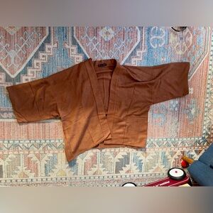 Vintage  CFOC Paris Brown Knit Jacket